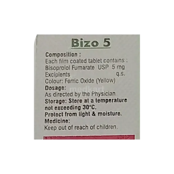 bizo 5mg tablet 10's